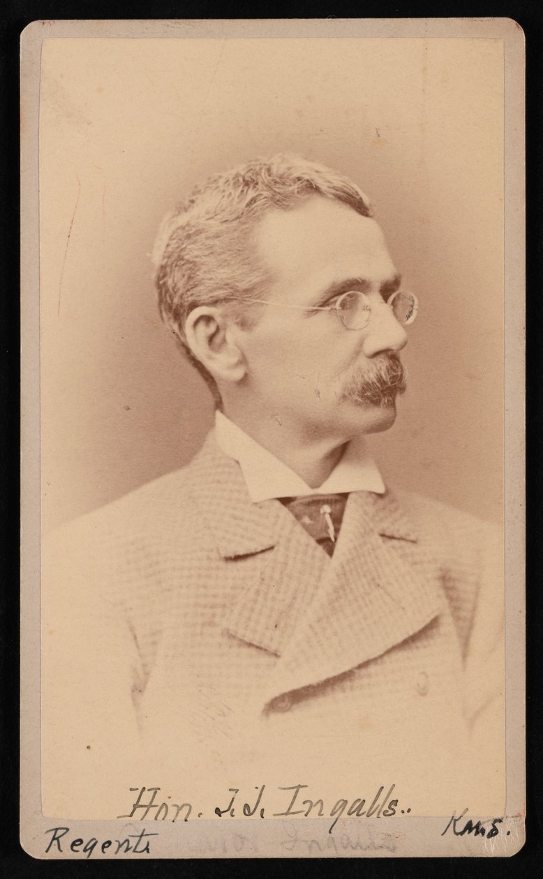 Retrato de John James Ingalls 1833-1900, entre 1876 e 1880. de Samuel Montague Fassett