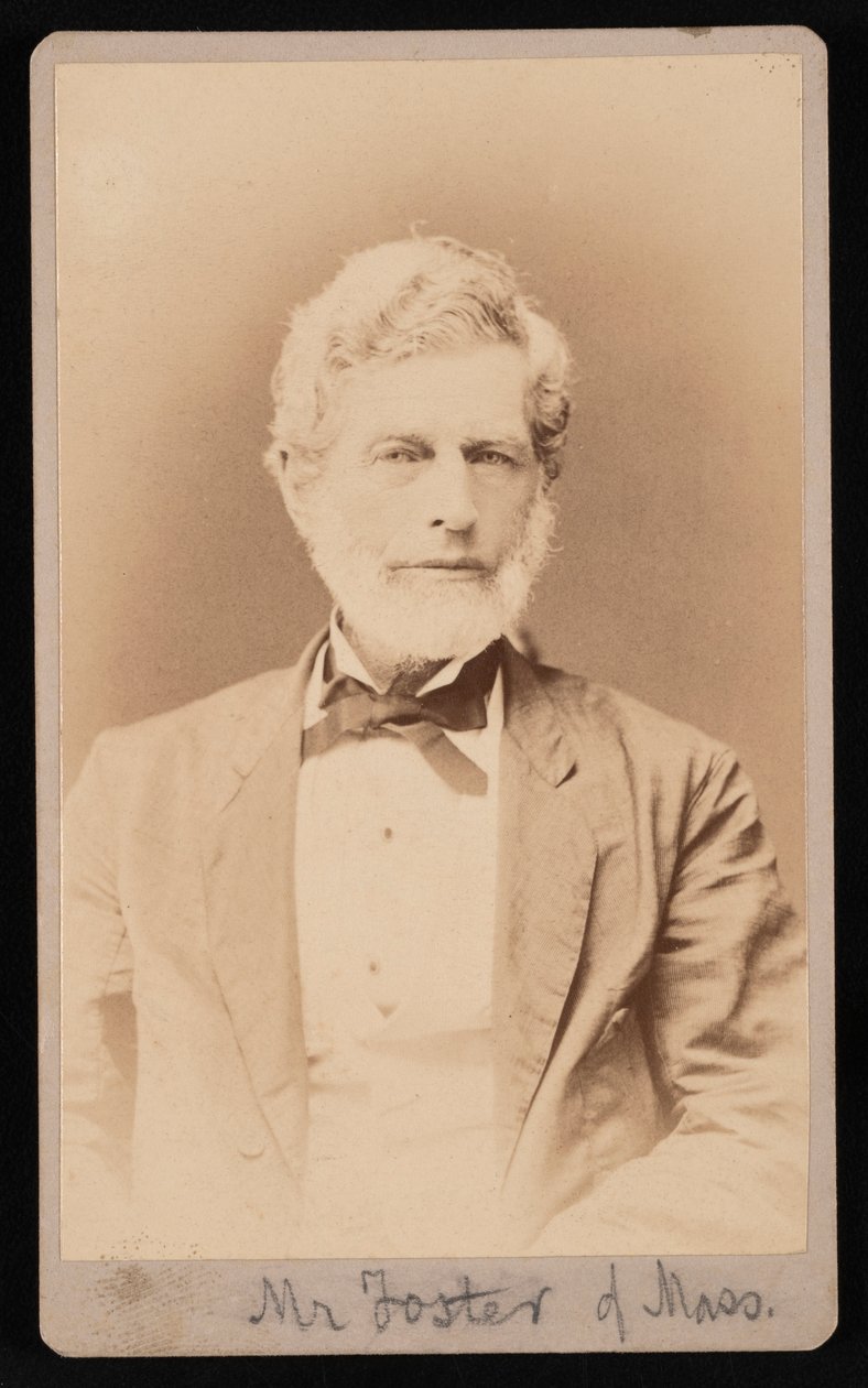 Retrato do Sr. Foster de Massachusetts, entre 1876 e 1880. de Samuel Montague Fassett