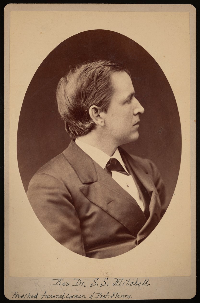 Retrato do Rev. Samuel Swain Mitchell 1839-1919, Entre 1876 e 1880. de Samuel Montague Fassett