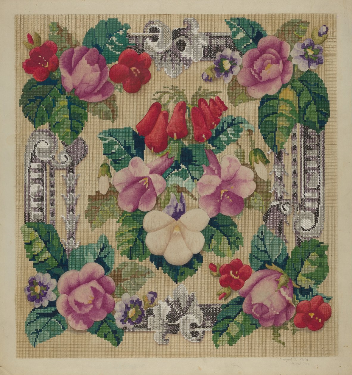 Assento da cadeira, c. 1937. de Samuel O. Klein