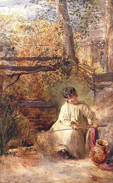 A Pesca de Rapazes de Samuel Palmer