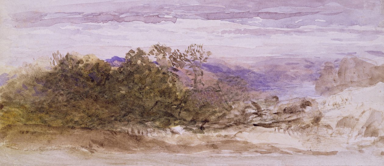 Abinger, Surrey (aguarela) de Samuel Palmer