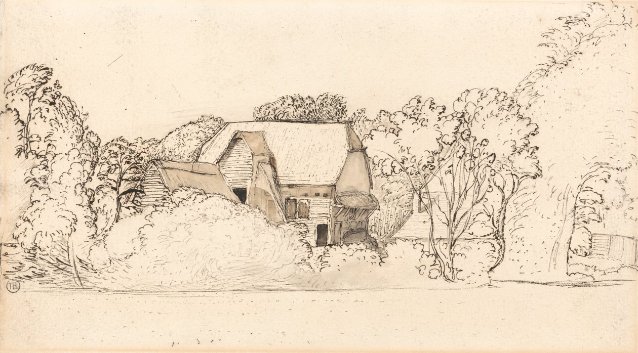 Um Celeiro Antigo em Shoreham de Samuel Palmer