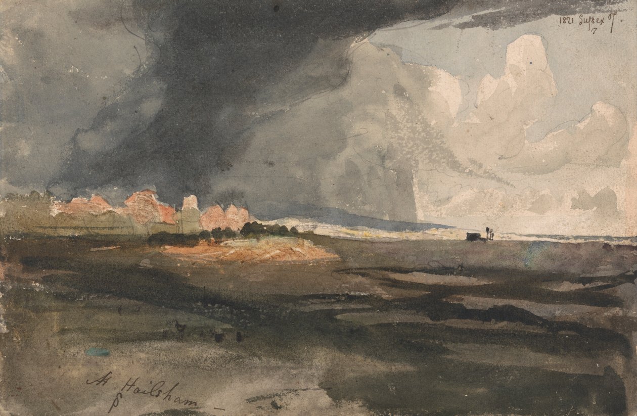 Em Hailsham, Sussex: a Aproximação de uma Tempestade de Samuel Palmer