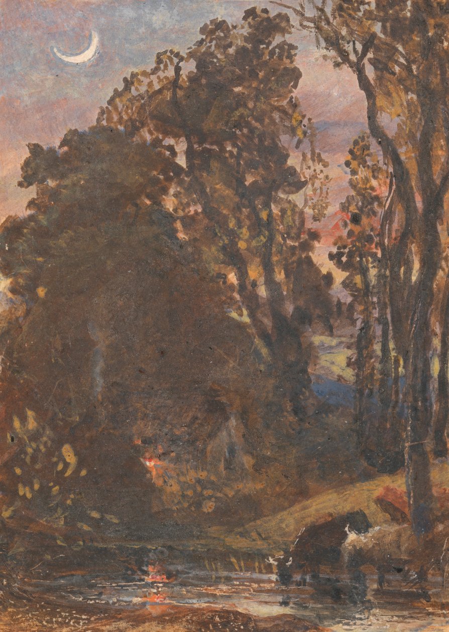 Noite, Rega do Gado de Samuel Palmer