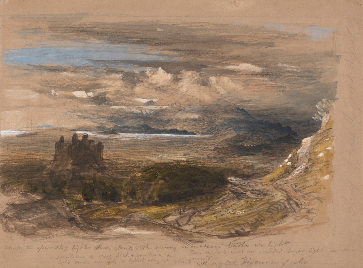 Castelo de Harlech de Samuel Palmer