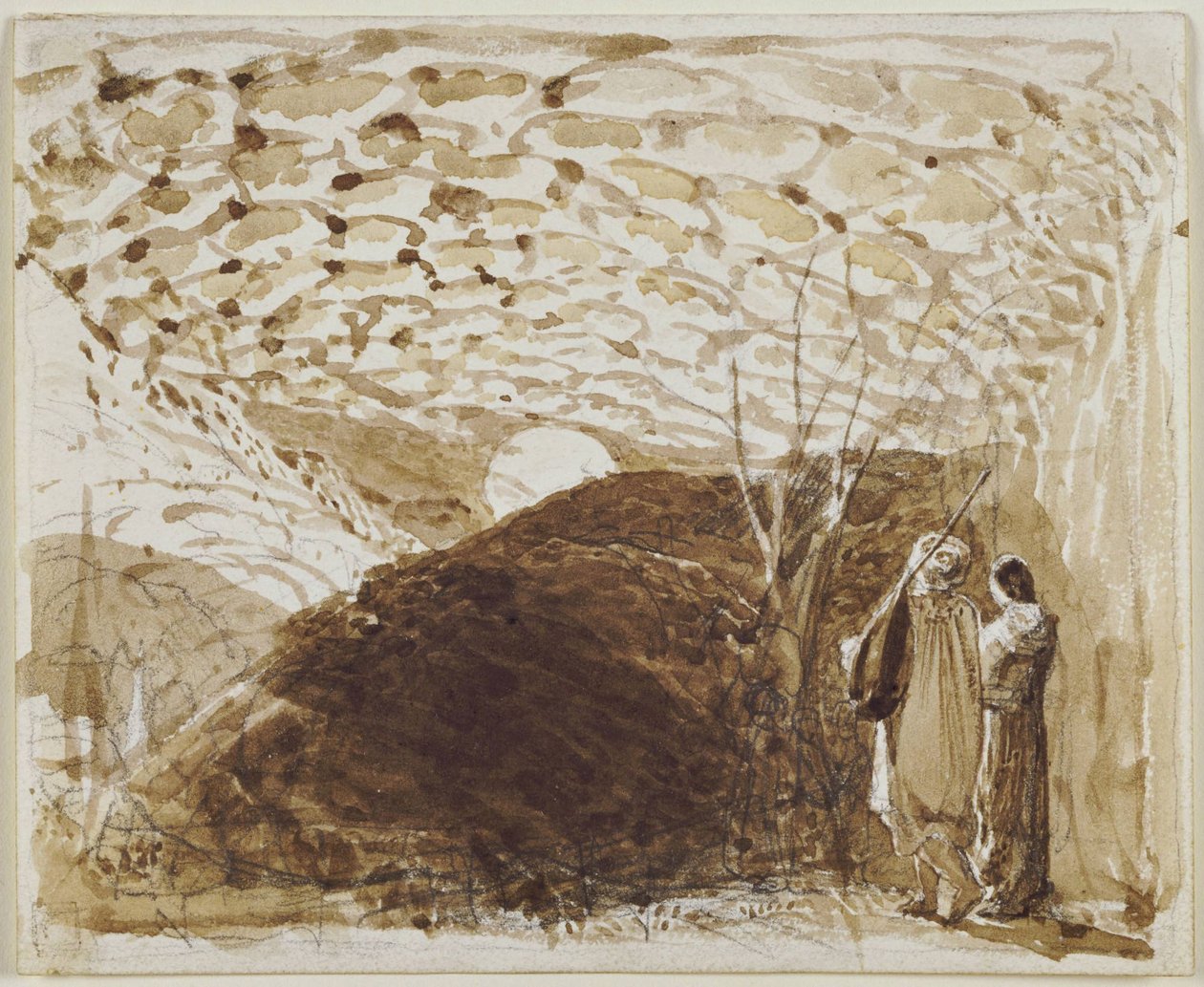 Paisagem ao luar de Samuel Palmer