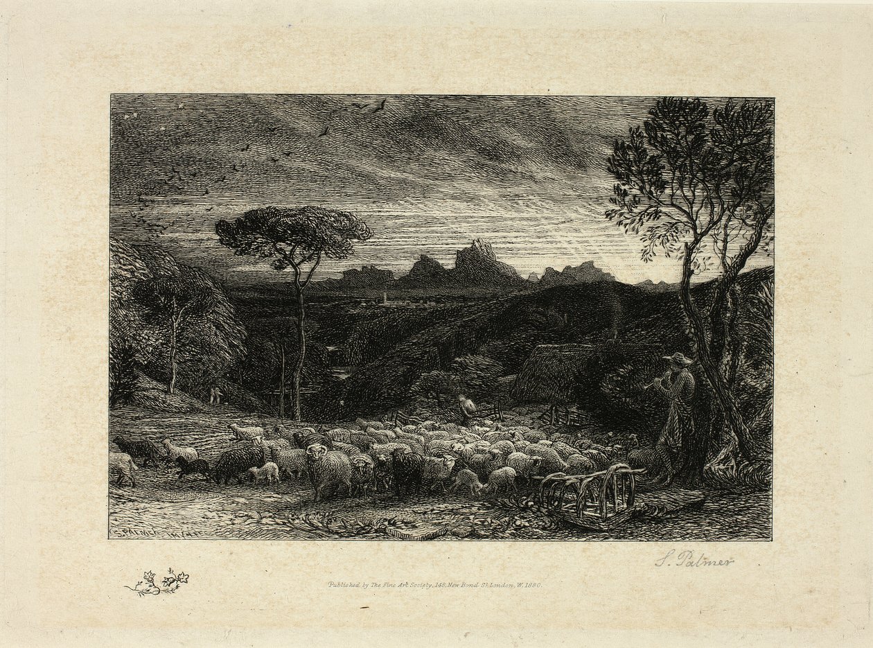 Abrir a dobra de Samuel Palmer