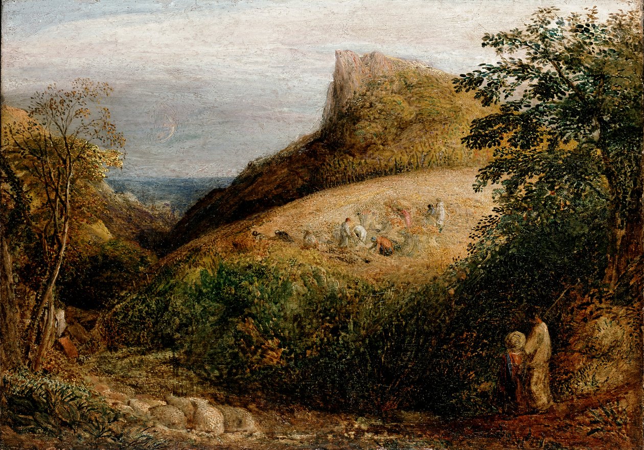Cena Pastoral, c1833-1835 de Samuel Palmer
