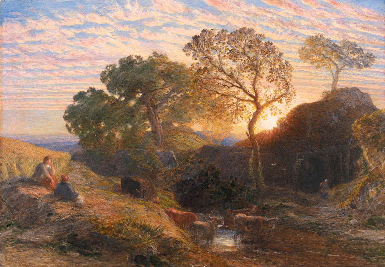 Pôr-do-sol de Samuel Palmer