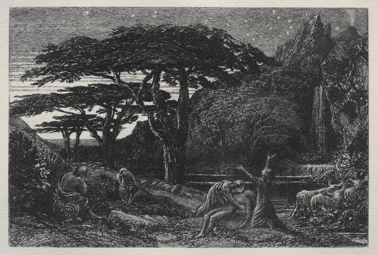 O bosque de ciprestes de Samuel Palmer