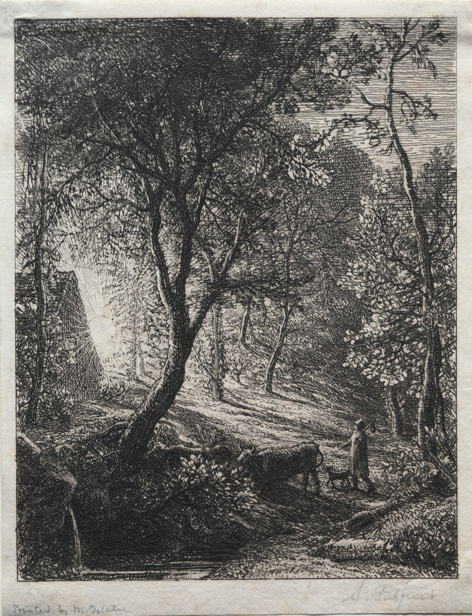 A casa de campo dos pastores, 1850. de Samuel Palmer