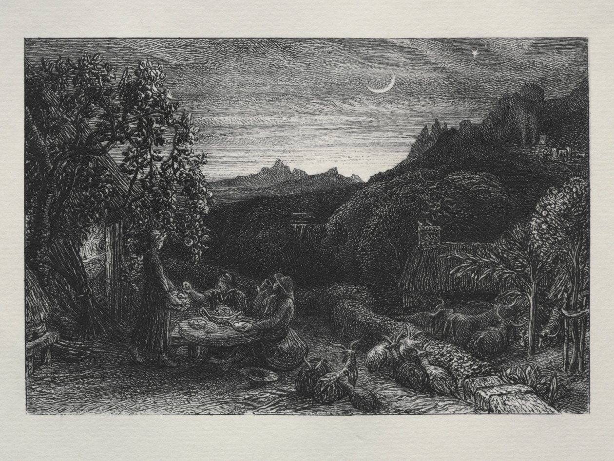 The Homeward Star, 1883. de Samuel Palmer