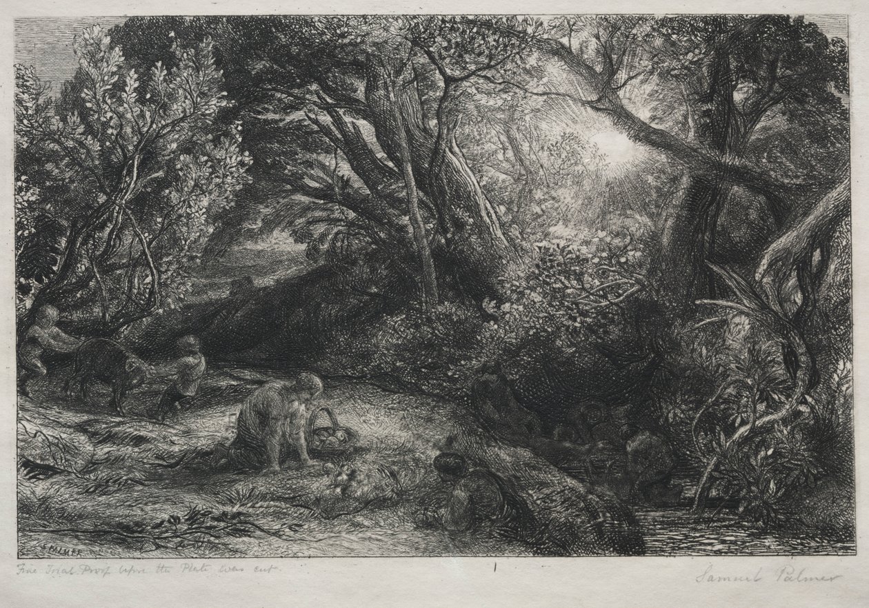 A manhã da vida, 1860-1861. de Samuel Palmer