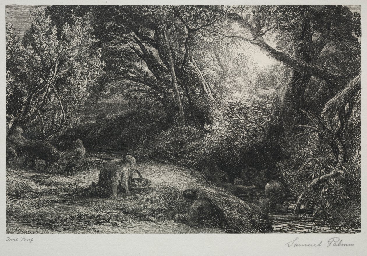 A manhã da vida, 1860-1861. de Samuel Palmer