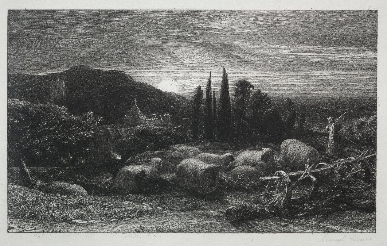 A Lua Nascente de Samuel Palmer