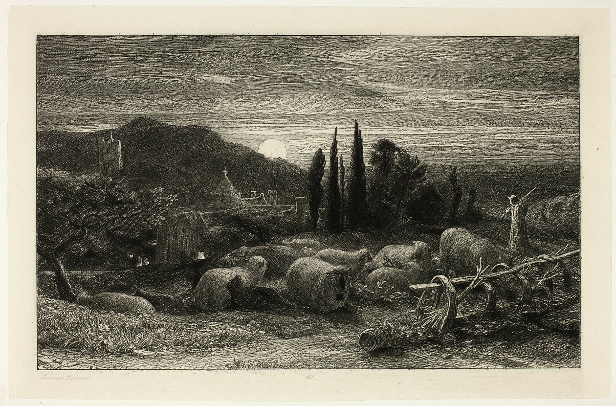 A Lua Nascente de Samuel Palmer