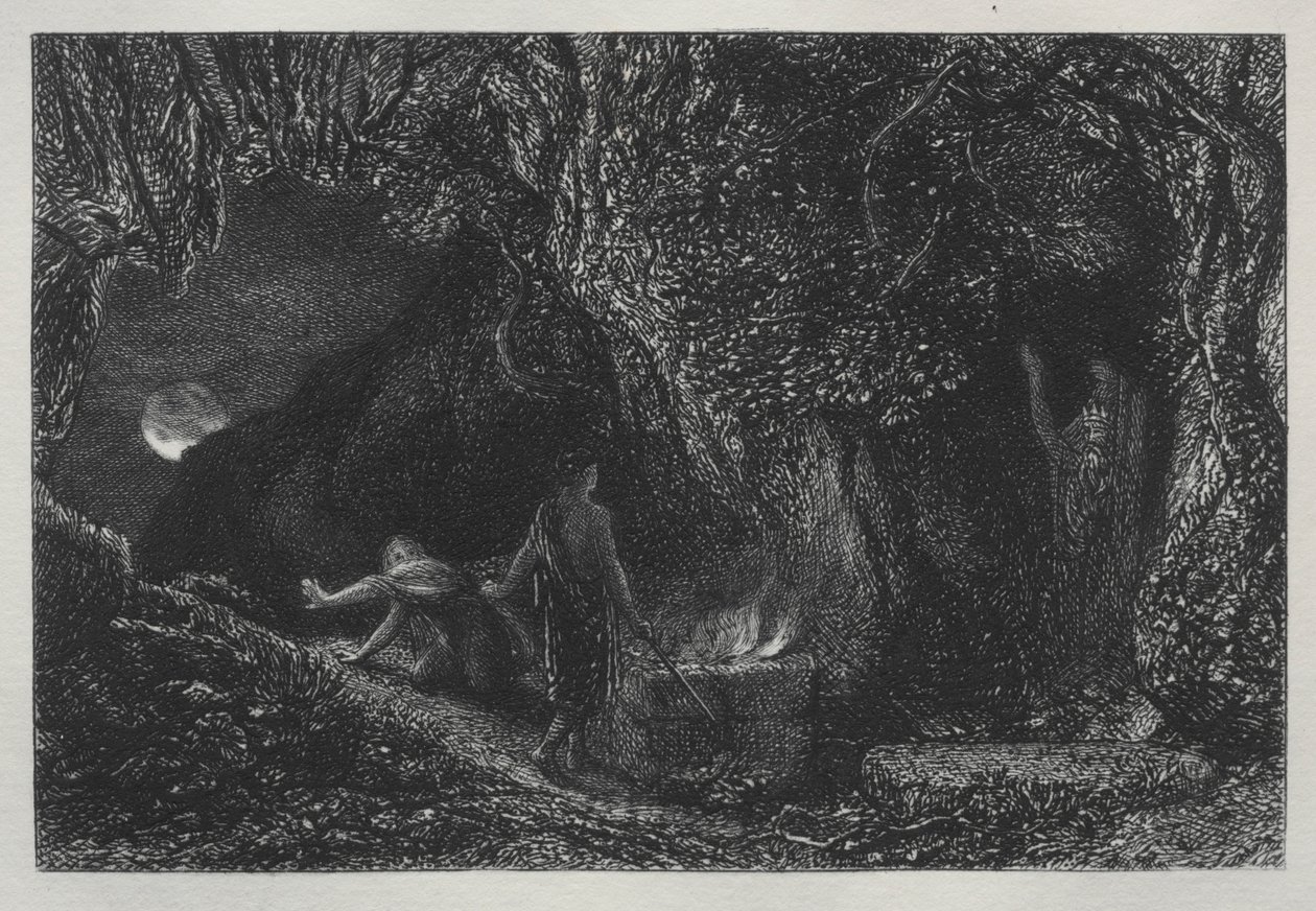 O Sepulcro, 1883. de Samuel Palmer