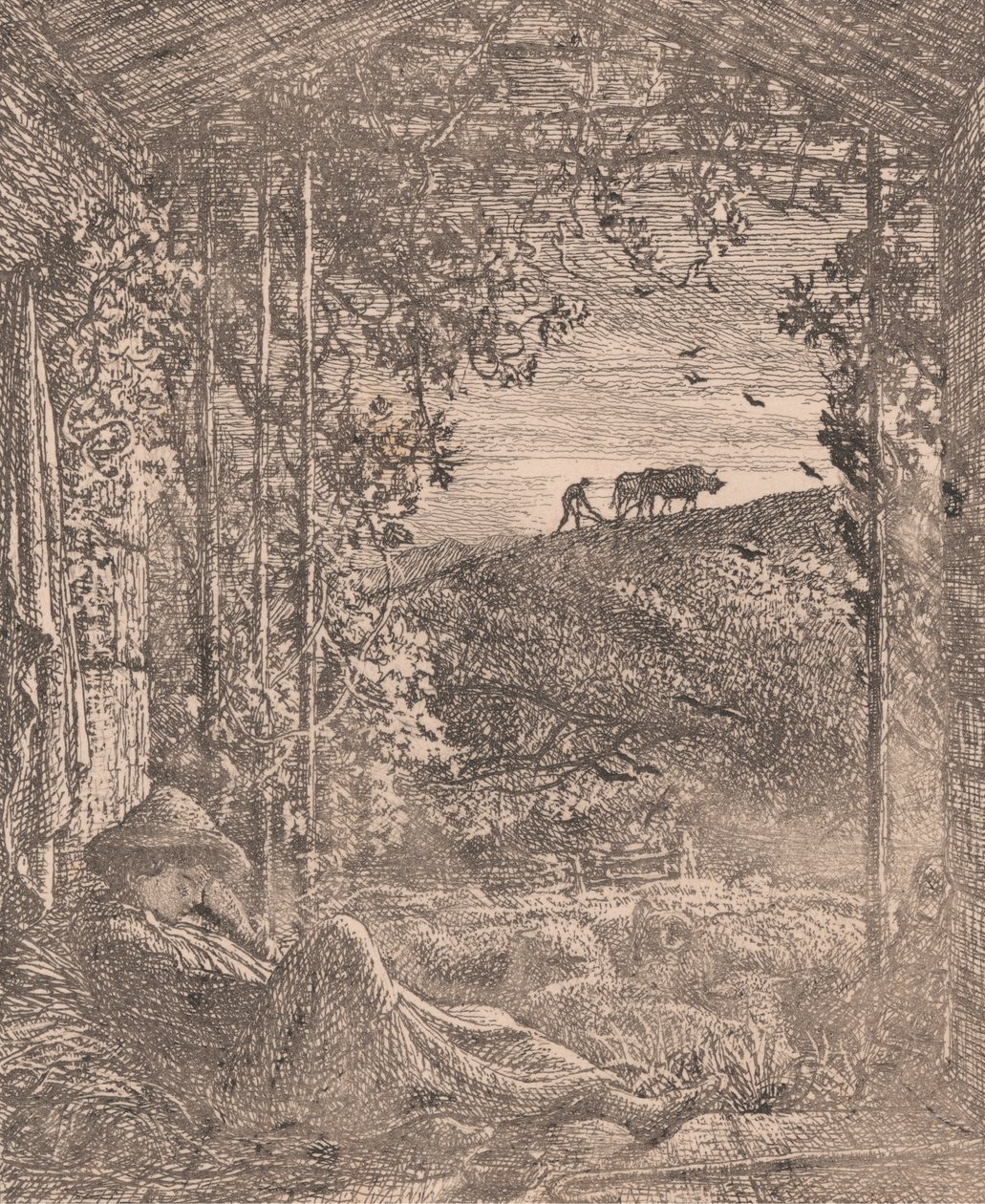 O Pastor Adormecido de Samuel Palmer