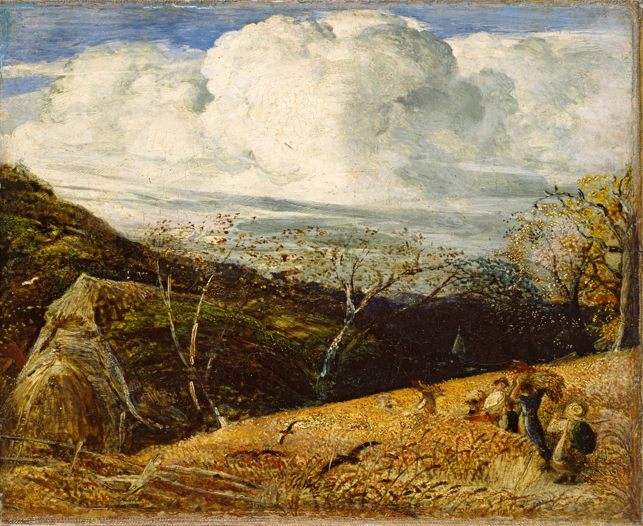 A Nuvem Branca, c1833-1834 de Samuel Palmer