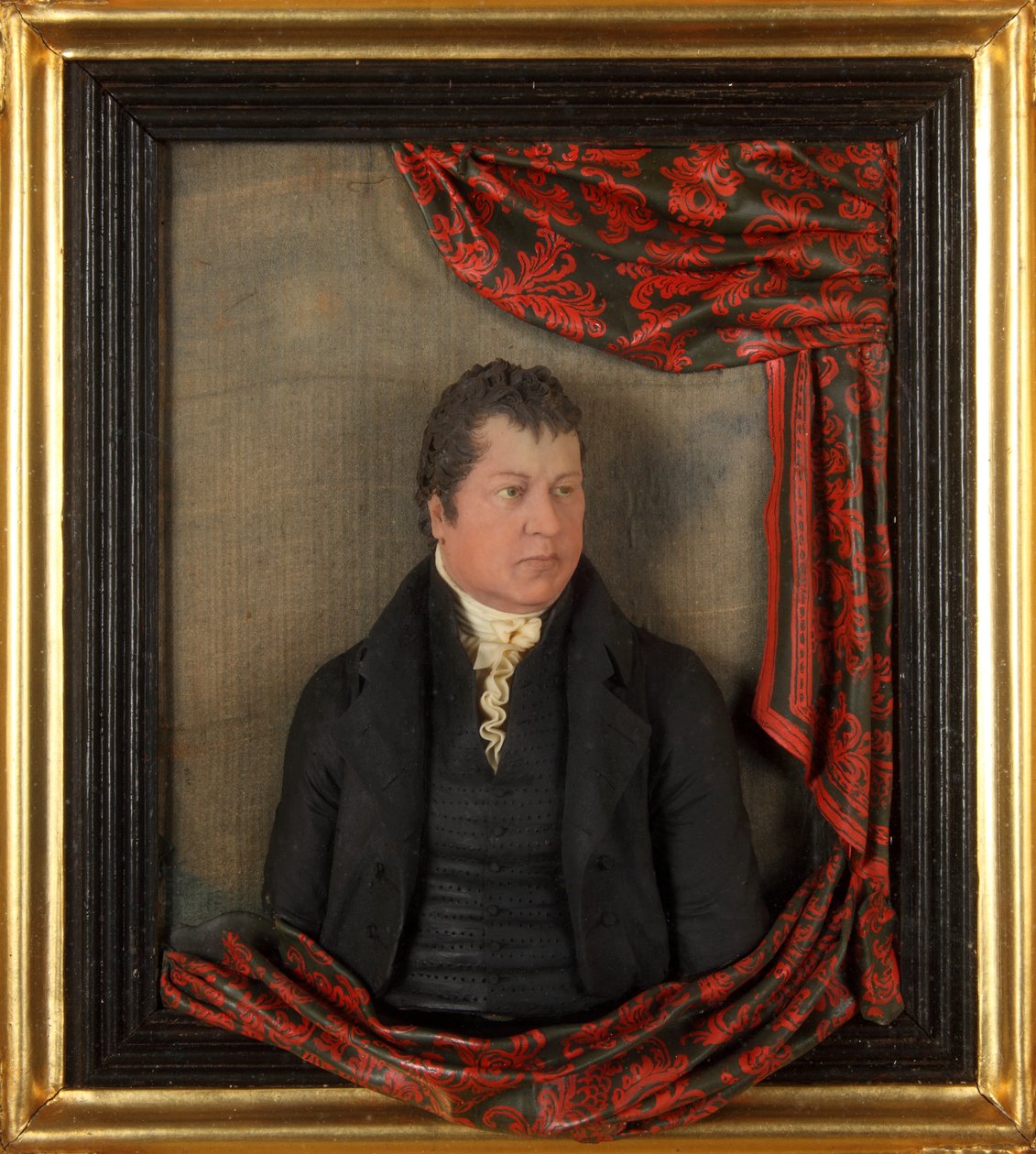 Retrato de William Cowdroy, c.1810 (cera) de Samuel Percy