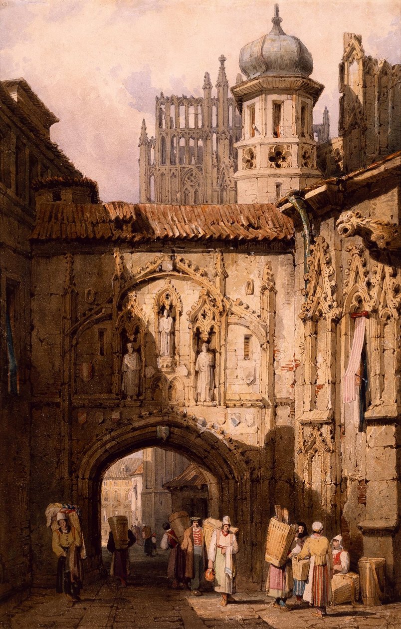 Uma visão em Nuremberga por Samuel Prout de Samuel Prout