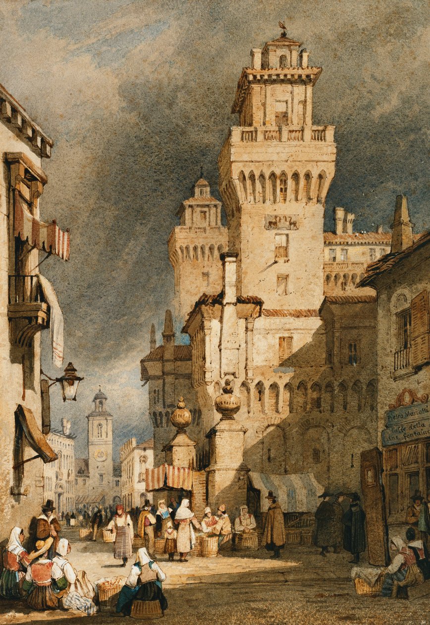 Ferrara, Itália, de Samuel Prout
