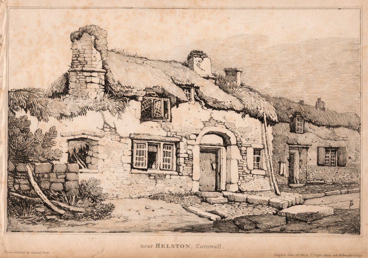 Perto de Helston, Cornualha de Samuel Prout