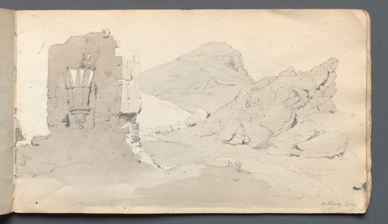Sketchbook: Ruin, 1814. de Samuel Prout