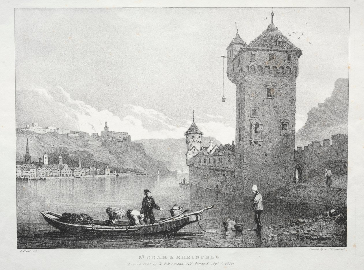 St. Goar e Rheinfels de Samuel Prout
