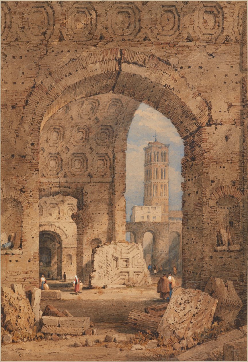 Templo da Paz, Fórum Romano de Samuel Prout