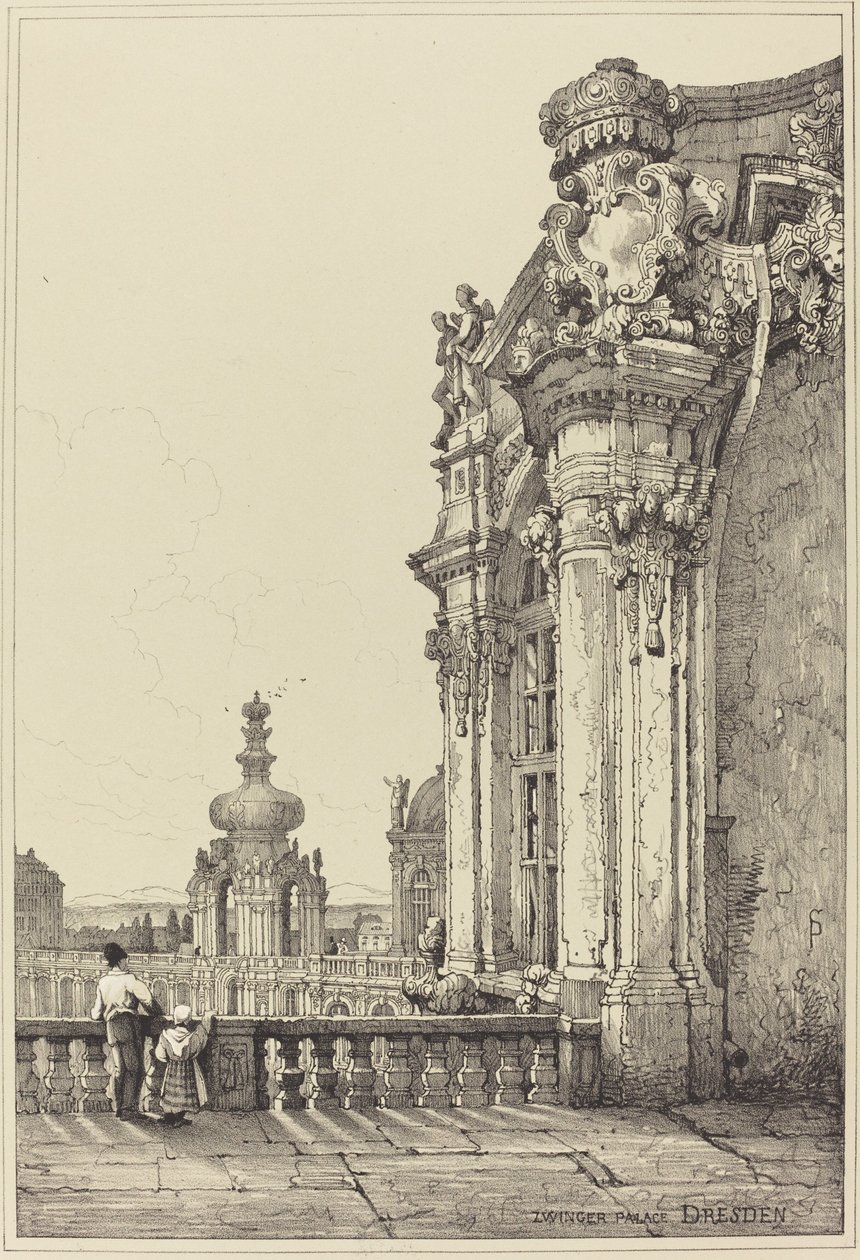 Palácio Zwinger, Dresden de Samuel Prout