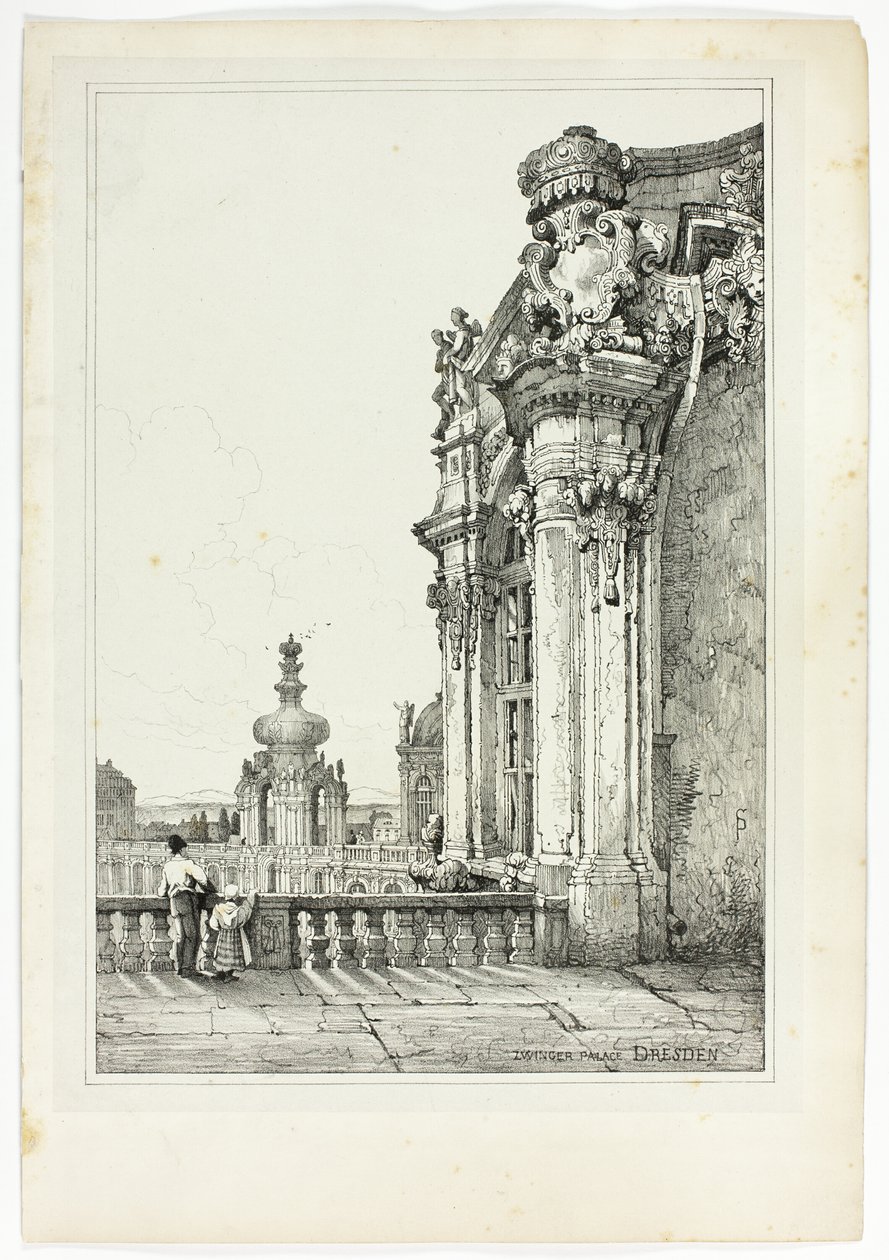 Palácio Zwinger, Dresden de Samuel Prout