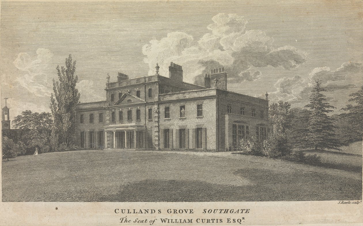 Cullands Grove Southgate, The Seat of William Curtis, Esquire; página 83 (Volume Um) de Samuel Rawle