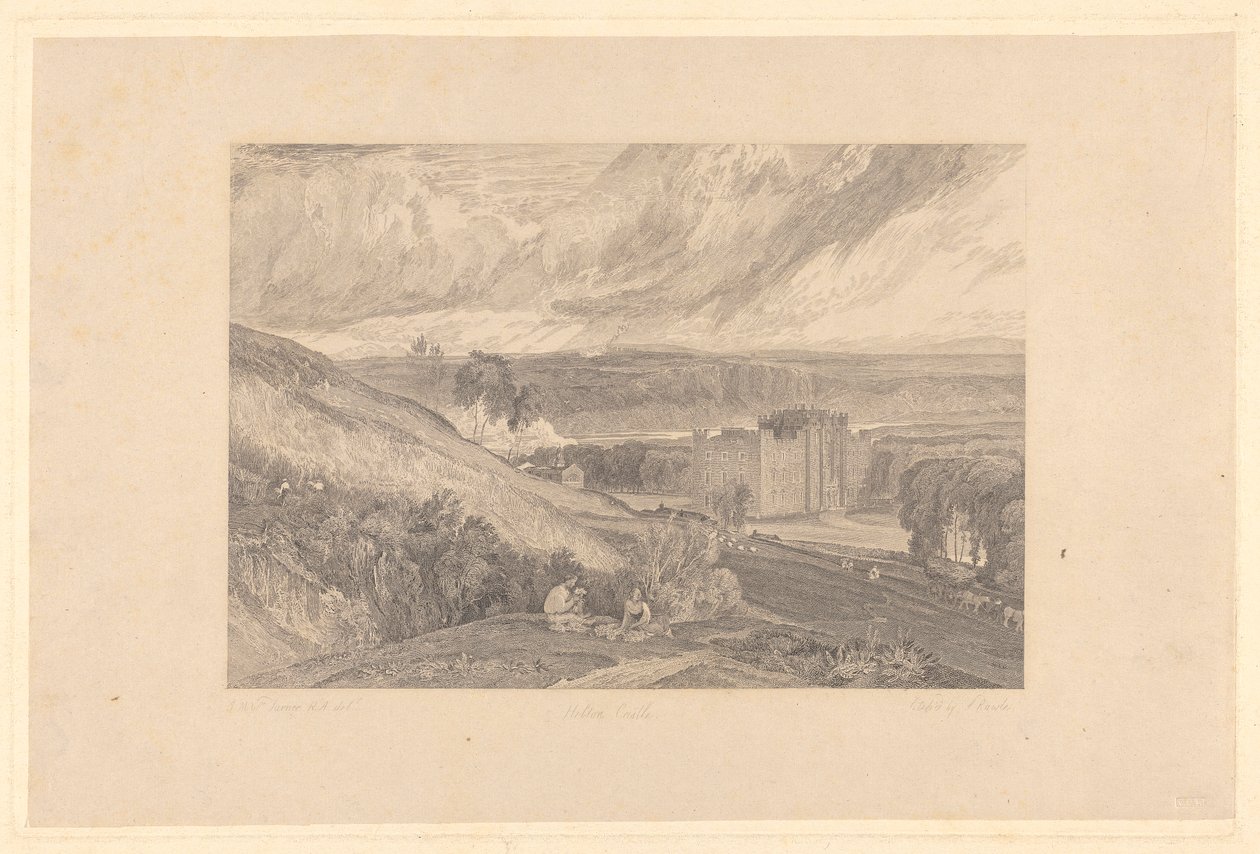 Castelo de Hylton, Condado de Durham de Samuel Rawle