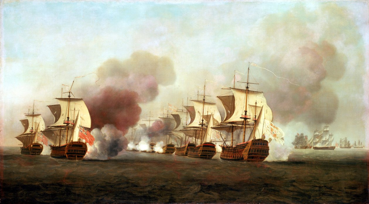 Guerra da Sucessão Austríaca (1740-1748) de Samuel Scott