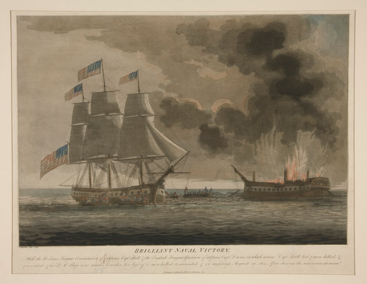 Brilhante Vitória Naval, Constituição e Guerra de Samuel Seymour