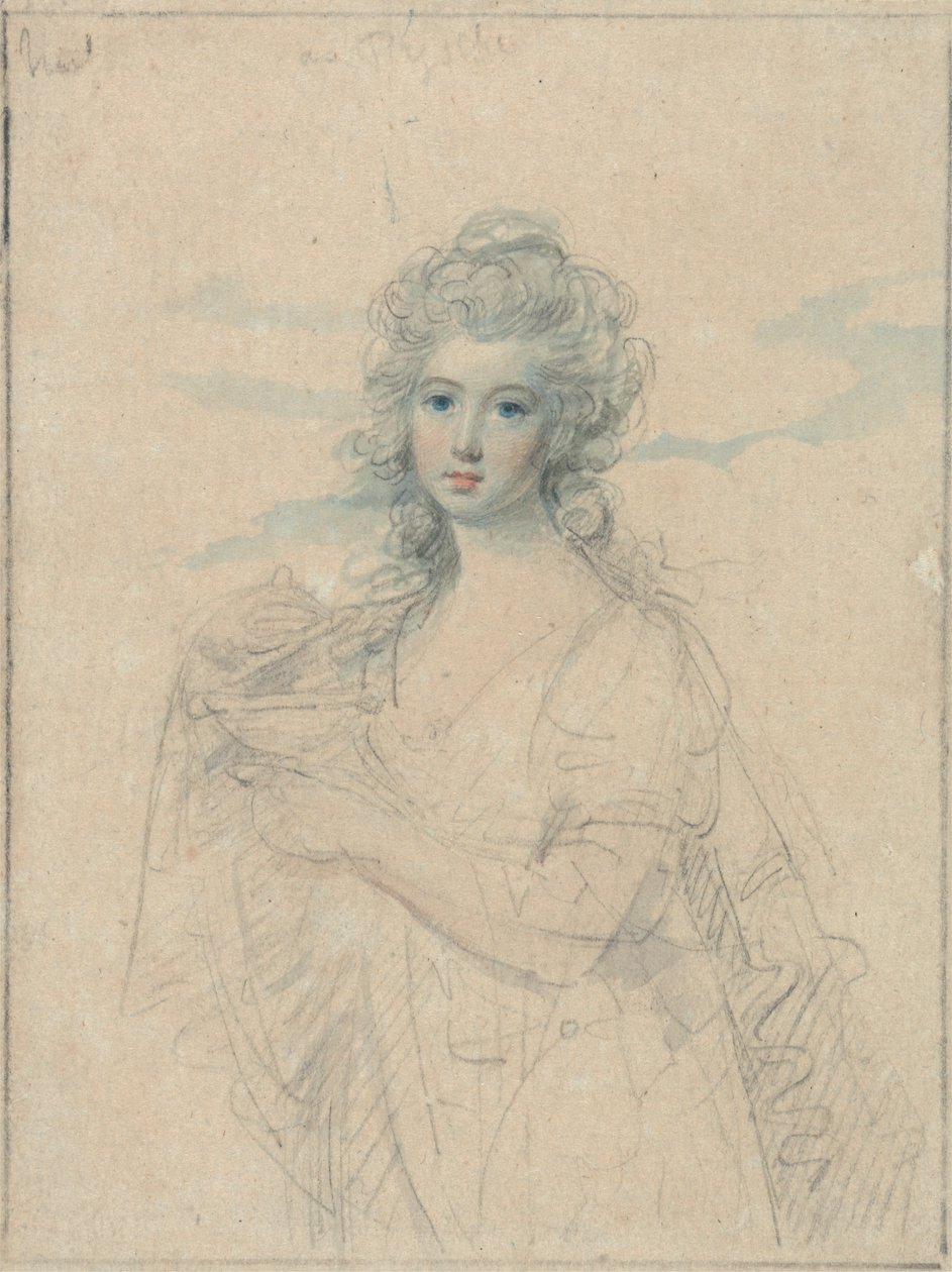Retrato de uma Jovem Mulher como Psíquica de Samuel Shelley