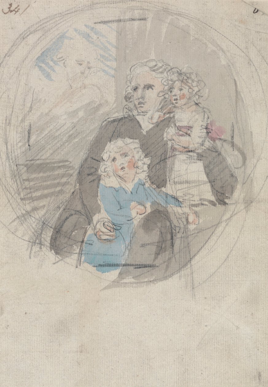 Estudo para um Grupo de Retratos de Samuel Shelley