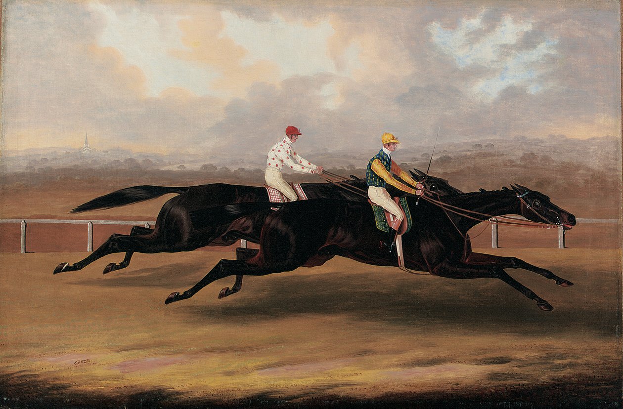 O holandês voador e o Voltigeur na corrida da grande partida de Samuel Spode