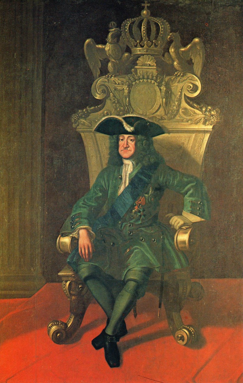 Retrato de Frederico I da Prússia de Samuel Theodor Gericke