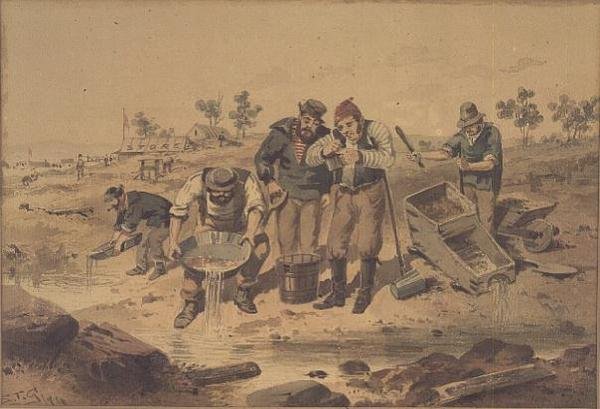Panorâmica para o ouro de Samuel Thomas Gill