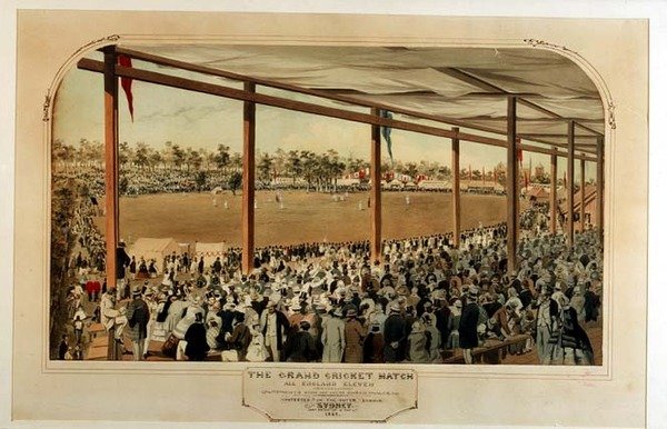 O Grand Cricket Match: All England Onze contra os Vinte e Dois da Nova Gales do Sul de Samuel Thomas Gill