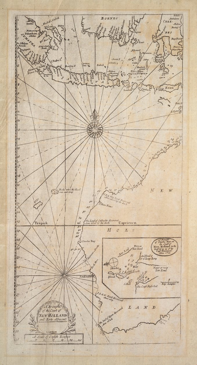 Um calado da costa da Nova Holanda e partes adjacentes de Samuel Thornton