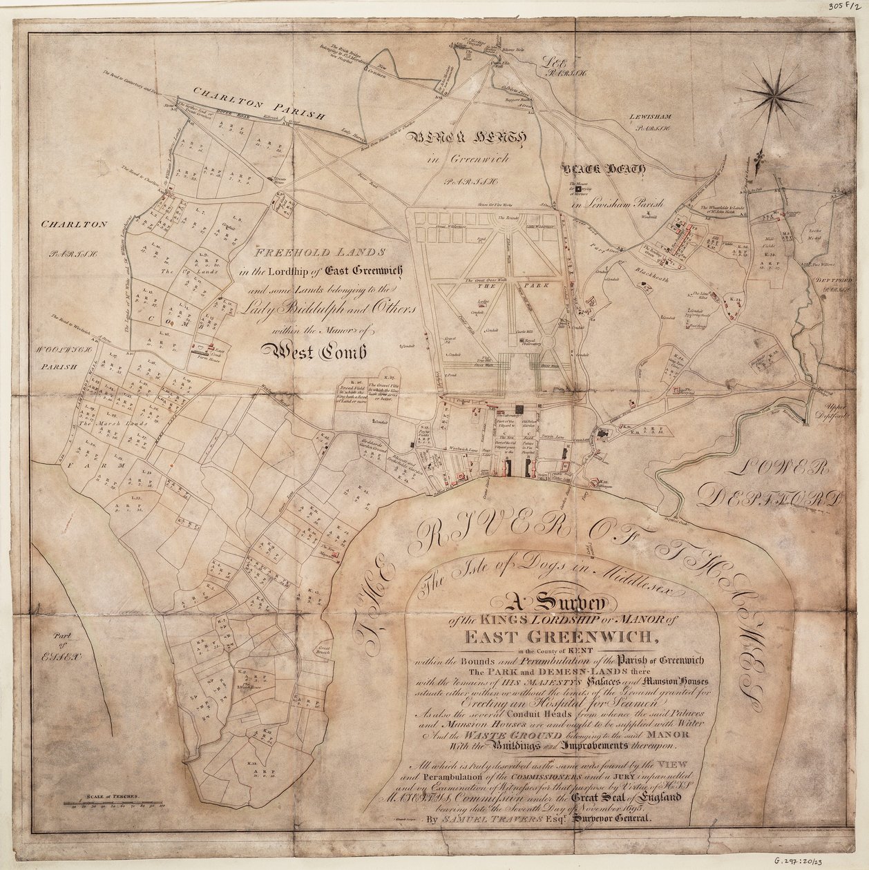Um estudo sobre o senhorio ou mansão dos reis de East Greenwich de Samuel Travers