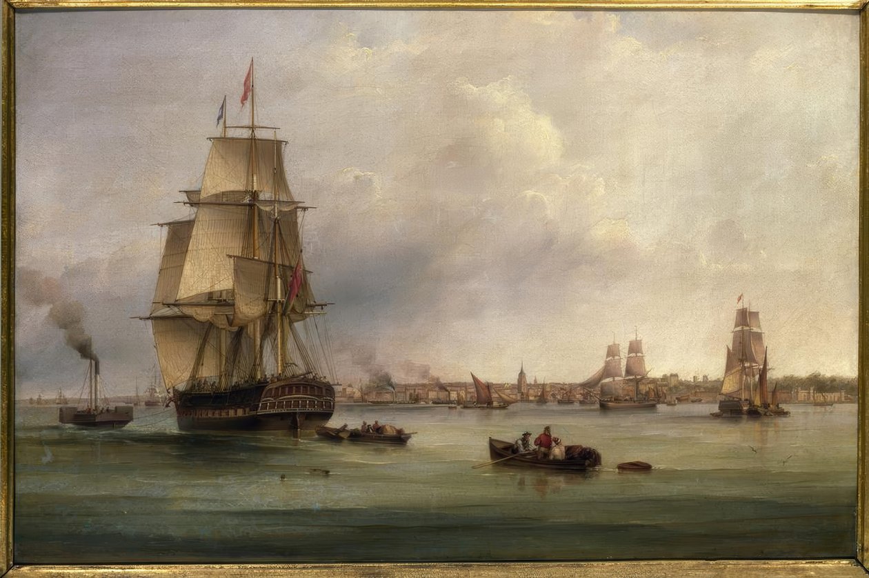 Samuel Walters, Pintura do Tamisa, 19o C. de Samuel Walters