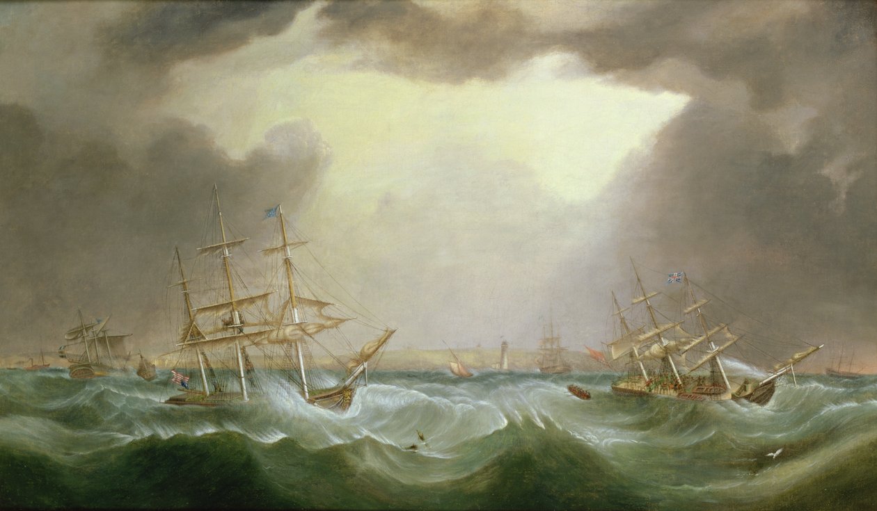 O Grande vendaval de 6 e 7 de janeiro de 1839, 1882 de Samuel Walters