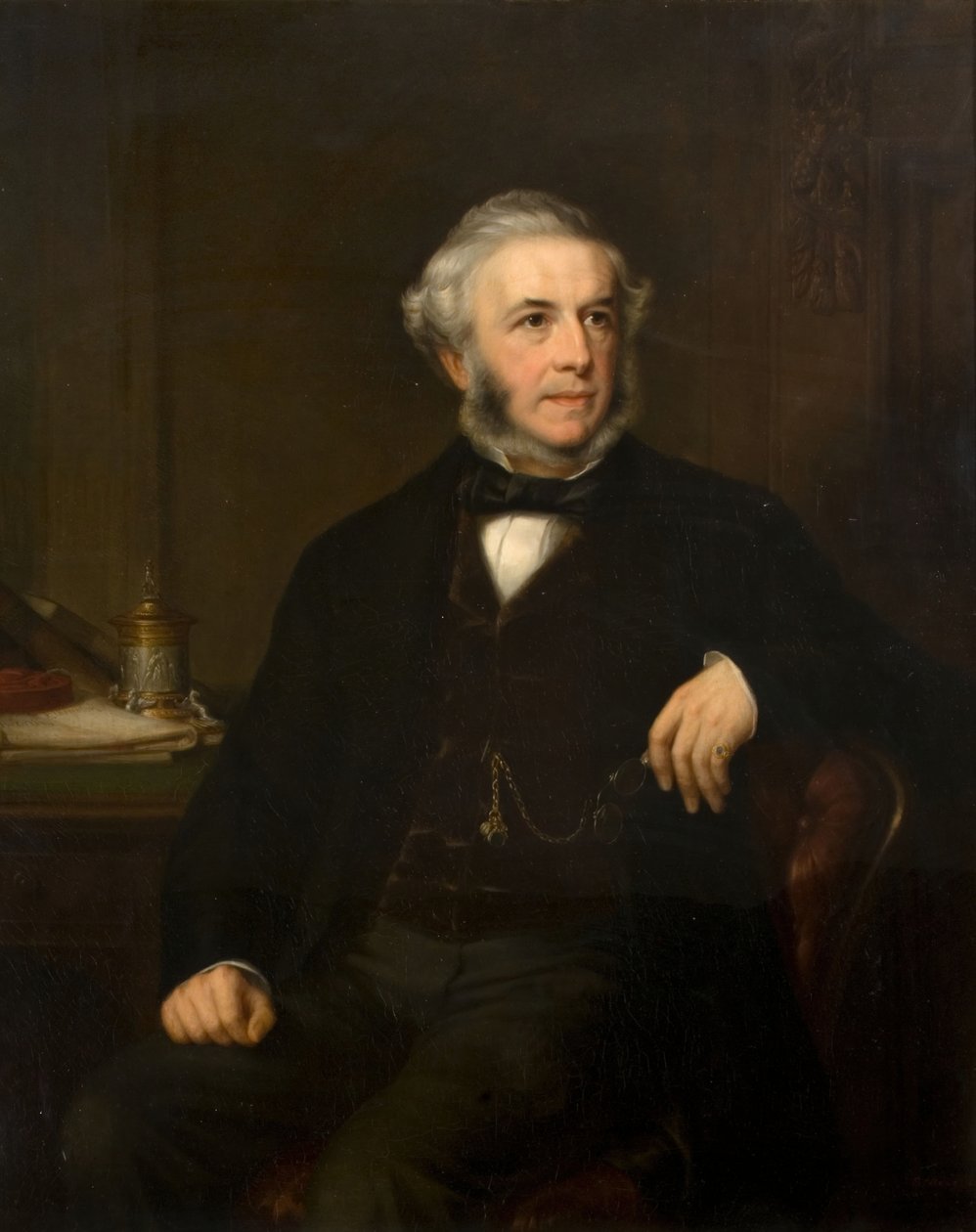 Retrato de George Richards Elkington 1800-1865, 1865. de Samuel West