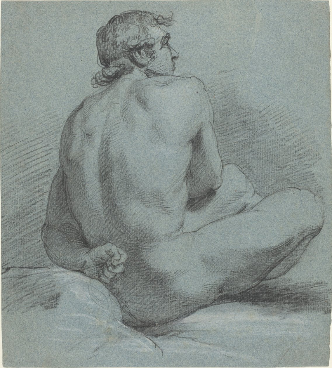 Nu Masculino Sentado de Samuel Woodforde