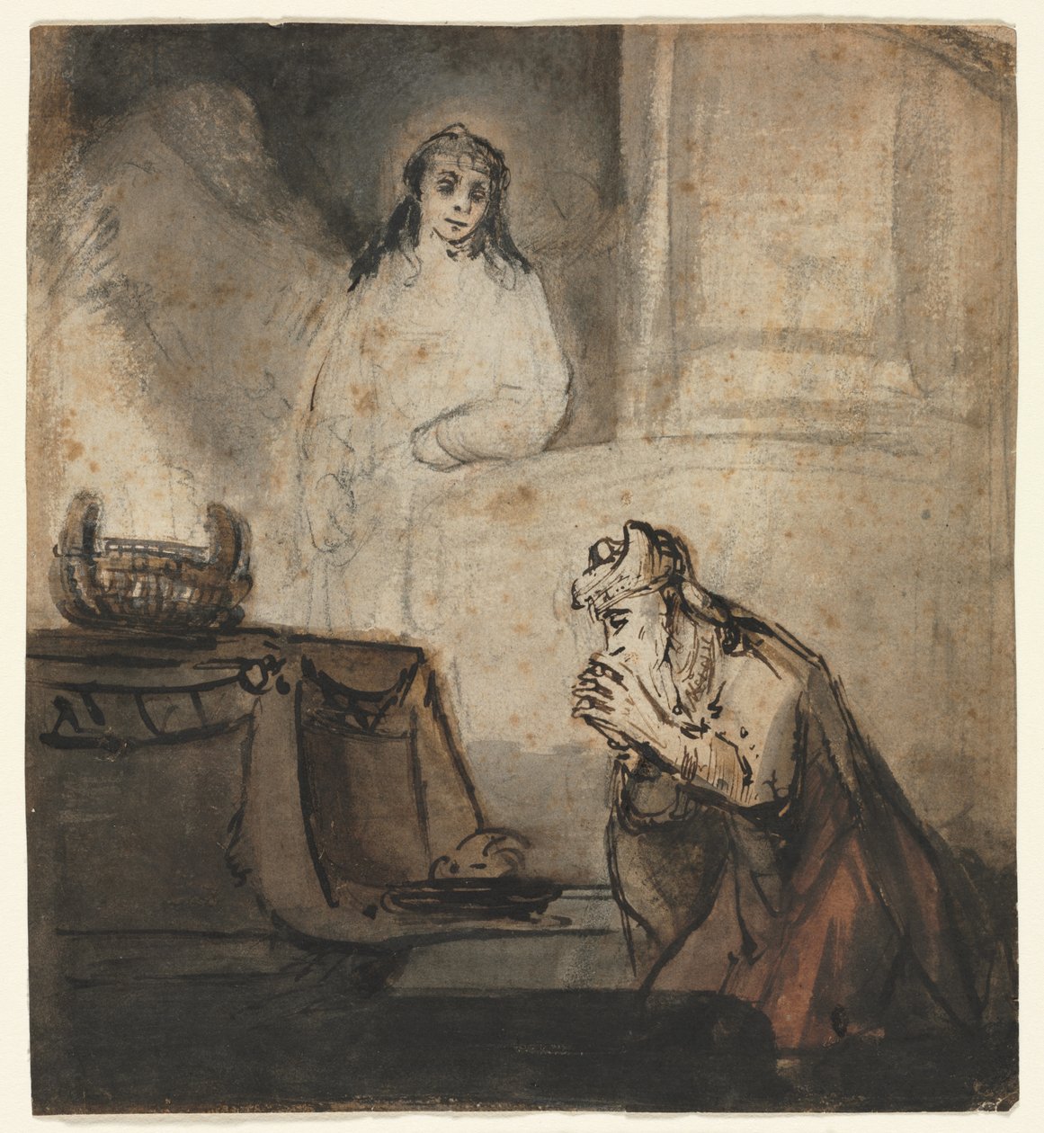 Anjo Aparecendo para Zacarias de Samuel van Hoogstraten